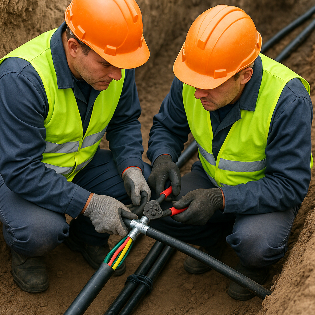 Underground cable testing, monitoring and maintenance